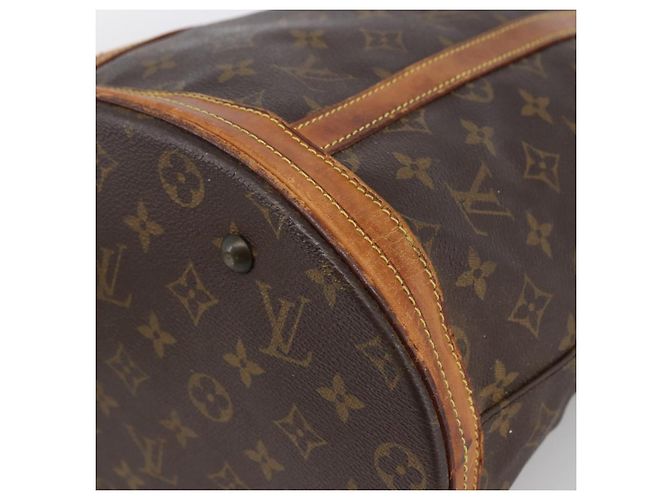 LOUIS VUITTON Borsa a Spalla Monogram Bucket GM M42236 LV Auth LNZ004 Monogramma - vista 14