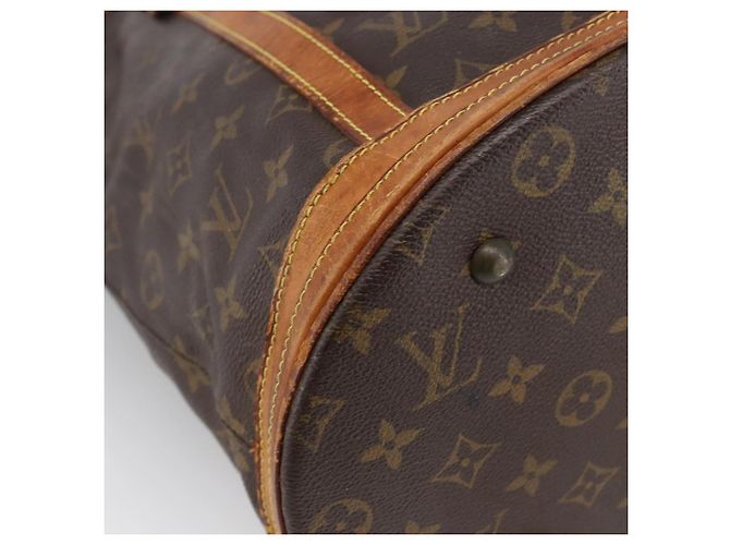 LOUIS VUITTON Borsa a Spalla Monogram Bucket GM M42236 LV Auth LNZ004 Monogramma - vista 15