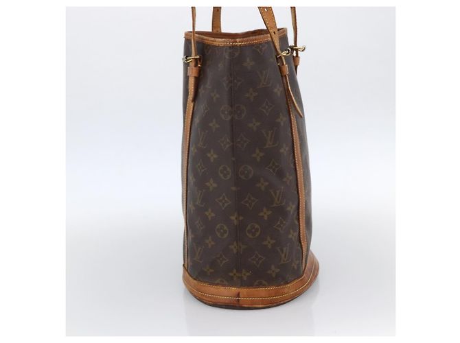 LOUIS VUITTON Borsa a Spalla Monogram Bucket GM M42236 LV Auth LNZ004 Monogramma - vista 4