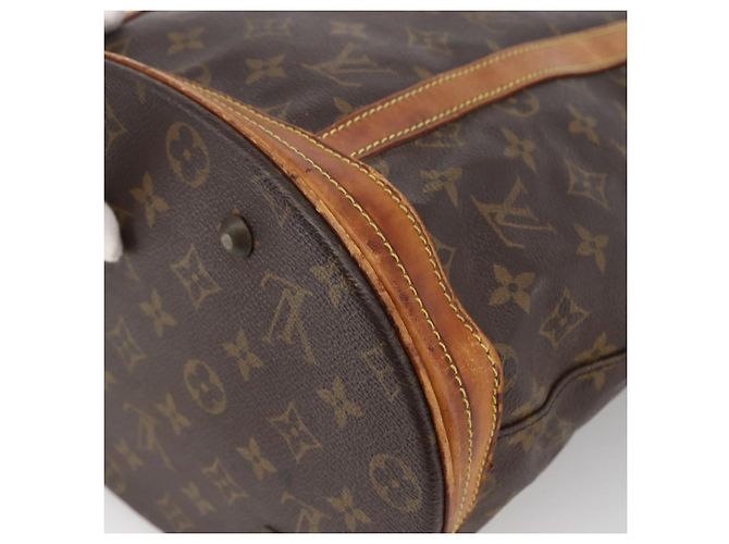LOUIS VUITTON Borsa a Spalla Monogram Bucket GM M42236 LV Auth LNZ004 Monogramma - vista 9