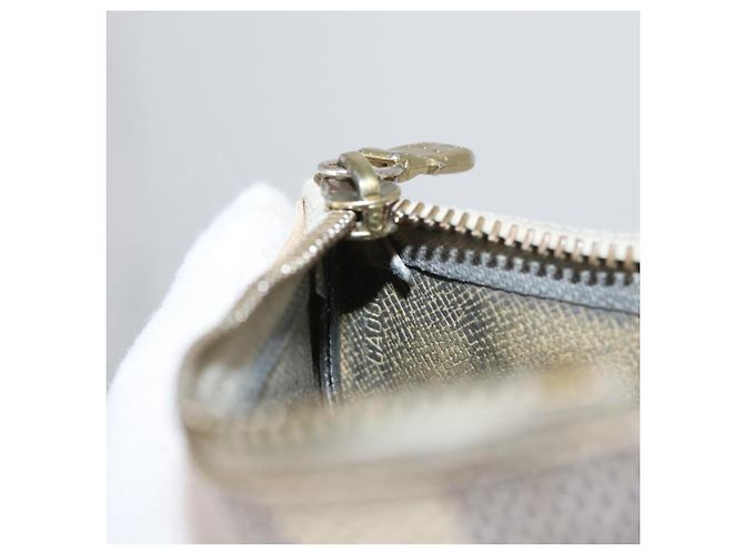 LOUIS VUITTON Pochette Cles Damier Azur Monedero N62659 LV Auth ki6438 - vista 12