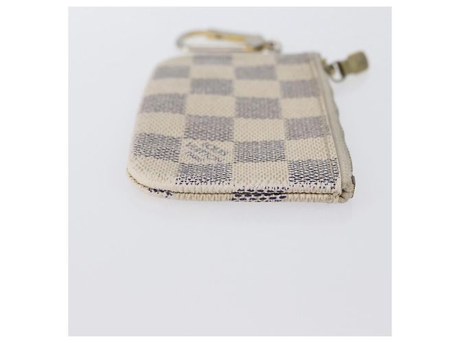 LOUIS VUITTON Pochette Cles Damier Azur Monedero N62659 LV Auth ki6438 - vista 3