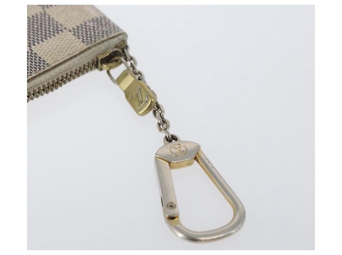 LOUIS VUITTON Pochette Cles Damier Azur Monedero N62659 LV Auth ki6438 - vista 6