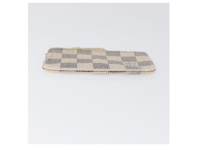 LOUIS VUITTON Pochette Cles Damier Azur Monedero N62659 LV Auth ki6438 - vista 7