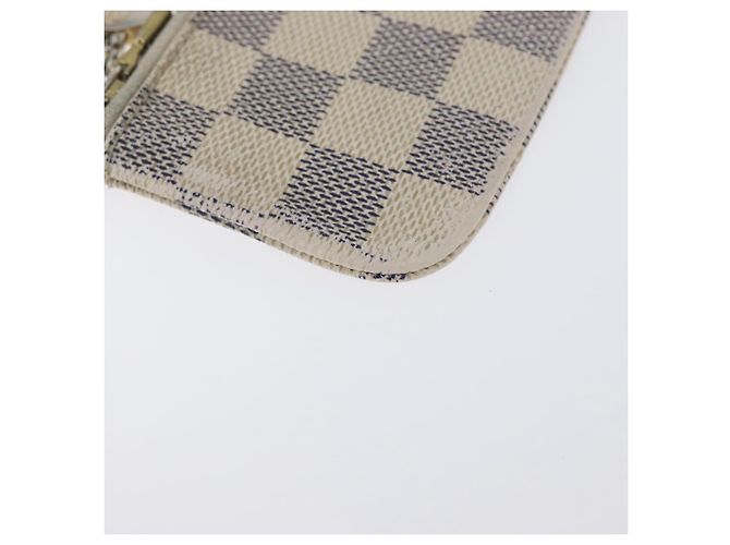 LOUIS VUITTON Pochette Cles Damier Azur Monedero N62659 LV Auth ki6438 - vista 8