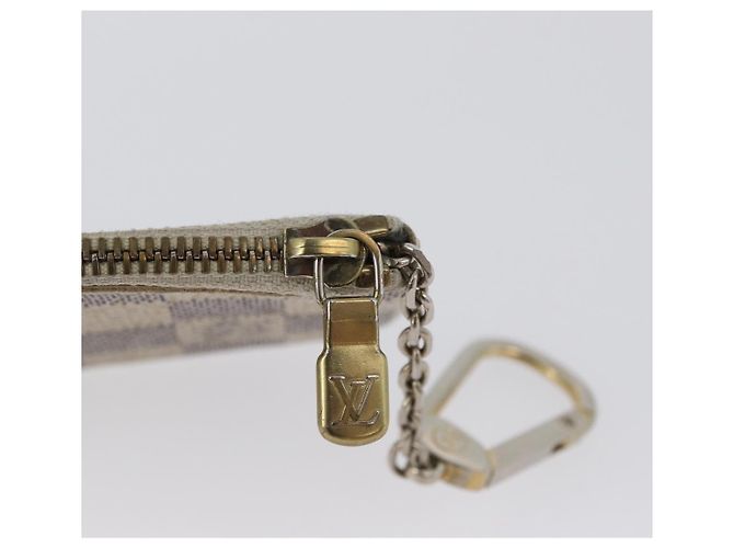 LOUIS VUITTON Pochette Cles Damier Azur Monedero N62659 LV Auth ki6438 - vista 9