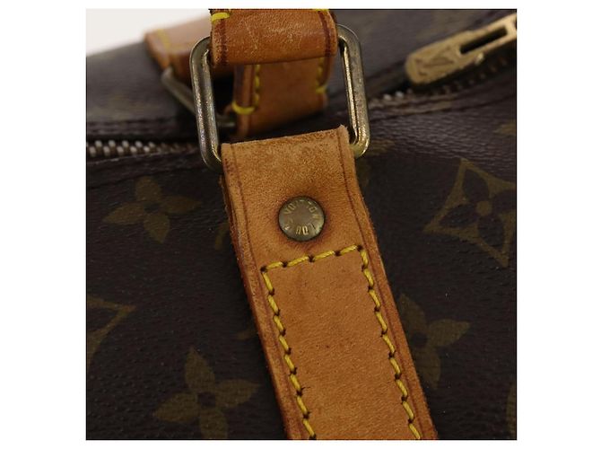 LOUIS VUITTON Borsa Boston Monogram Keepall Bandouliere 60 M41412 LV Auth BA10840 Monogramma - vista 17