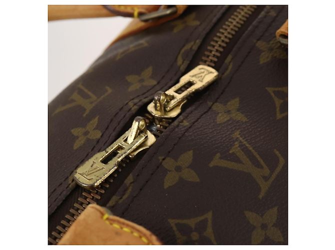 LOUIS VUITTON Borsa Boston Monogram Keepall Bandouliere 60 M41412 LV Auth BA10840 Monogramma - vista 19