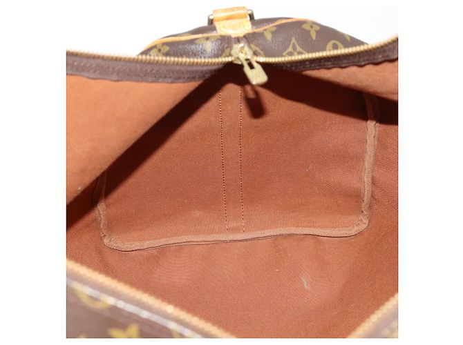 LOUIS VUITTON Borsa Boston Monogram Keepall Bandouliere 60 M41412 LV Auth BA10840 Monogramma - vista 21
