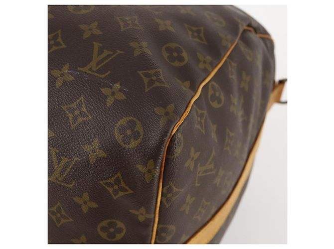 LOUIS VUITTON Borsa Boston Monogram Keepall Bandouliere 60 M41412 LV Auth BA10840 Monogramma - vista 9