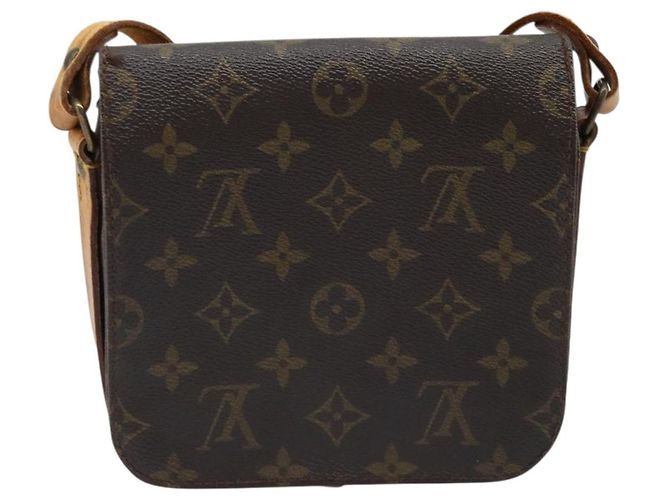 LOUIS VUITTON Borsa a Spalla Monogram Cartouchiere PM M51254 LV Auth LNZ012 Monogramma - vista 2