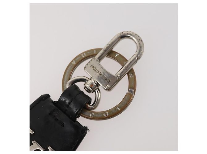LOUIS VUITTON Portachiavi in pelle plastica 3 pezzi Nero Arancione Blu LV Auth bs33377 - vista 12