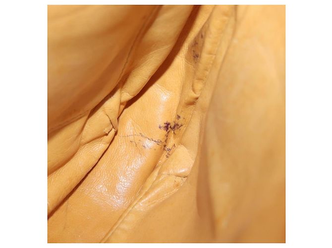 Céline Borsa a spalla in tela Macadam CELINE in pelle PVC marrone oro Auth fm5173 D'oro - vista 11