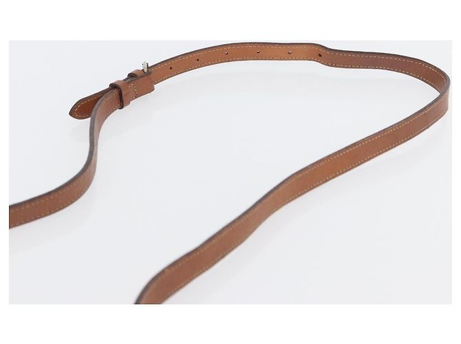 Céline Borsa a spalla in tela Macadam CELINE in pelle PVC marrone oro Auth fm5173 D'oro - vista 8