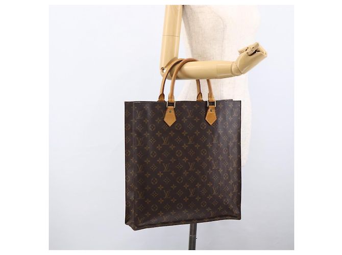 LOUIS VUITTON Borsa Sac Plat Monogram M51140 LV Auth BA11075 Monogramma - vista 19