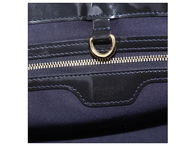 LOUIS VUITTON Borsa Wilshire PM Monogram Vernis Blu Infini M91451 LV Auth 173434 - vista 10
