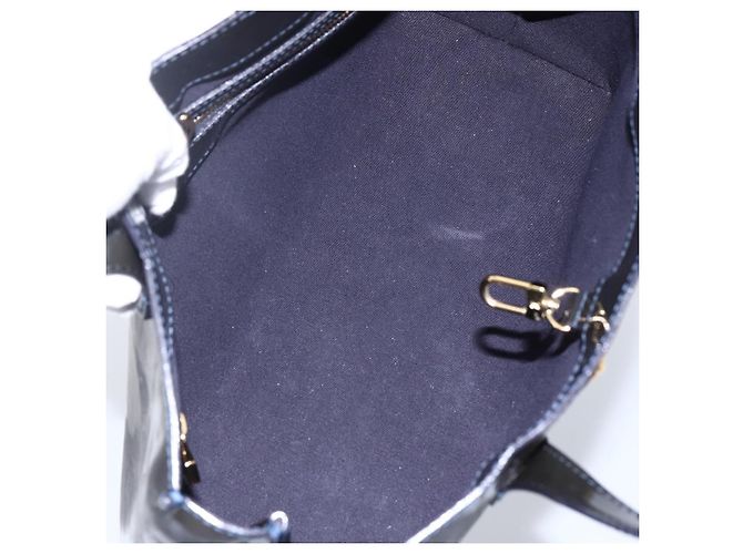 LOUIS VUITTON Borsa Wilshire PM Monogram Vernis Blu Infini M91451 LV Auth 173434 - vista 11
