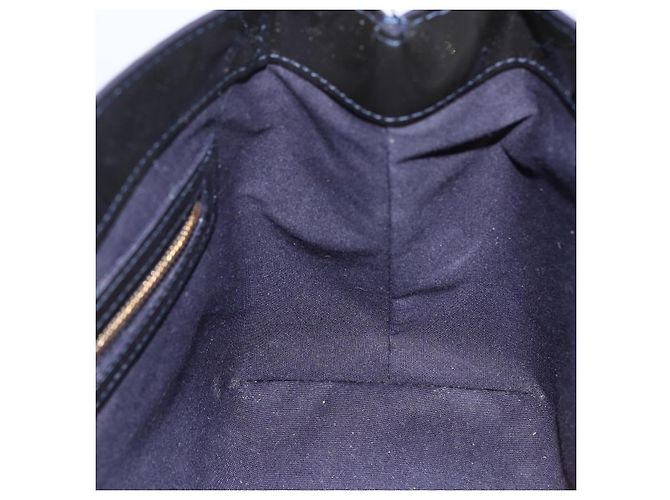 LOUIS VUITTON Borsa Wilshire PM Monogram Vernis Blu Infini M91451 LV Auth 173434 - vista 18