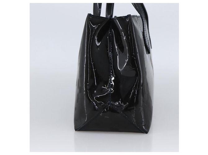 LOUIS VUITTON Borsa Wilshire PM Monogram Vernis Blu Infini M91451 LV Auth 173434 - vista 4