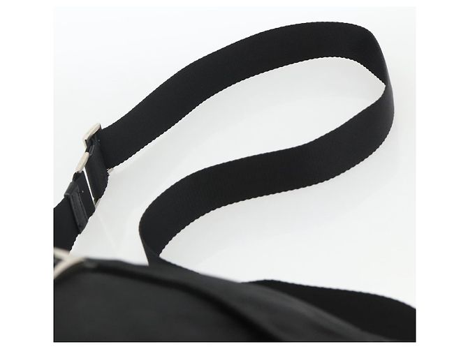 Borsa a Spalla PRADA Nylon Nero Argento Autentica 165117 - vista 14