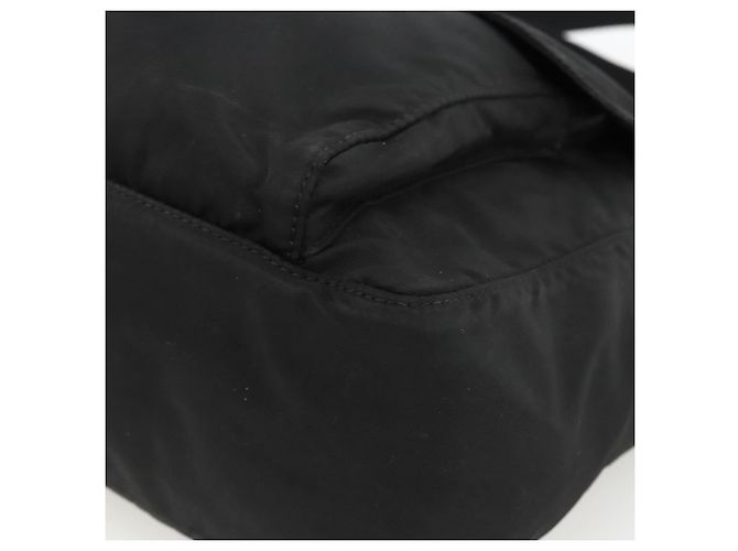 Borsa a Spalla PRADA Nylon Nero Argento Autentica 165117 - vista 15