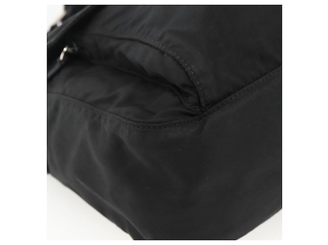 Borsa a Spalla PRADA Nylon Nero Argento Autentica 165117 - vista 16