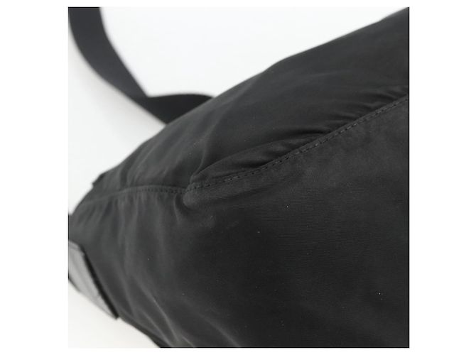 Borsa a Spalla PRADA Nylon Nero Argento Autentica 165117 - vista 18