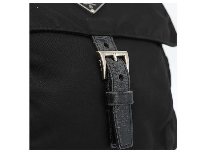 Borsa a Spalla PRADA Nylon Nero Argento Autentica 165117 - vista 19