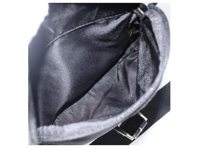 Borsa a Spalla PRADA Nylon Nero Argento Autentica 165117 - vista 28