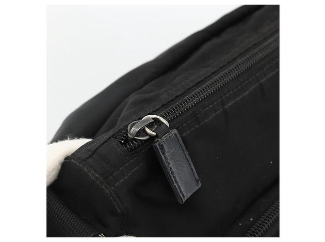 Borsa a Spalla PRADA Nylon Nero Argento Autentica 165117 - vista 9