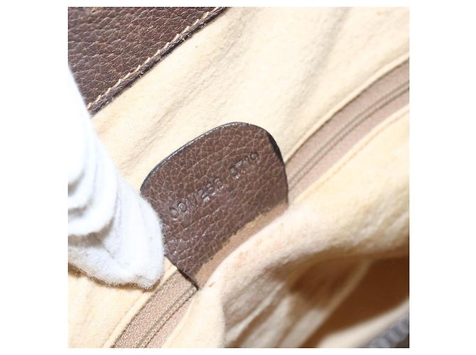 Gucci Borsa a Spalla GG Supreme PVC Beige Oro 001 256 0719 Auth mr2014 D'oro - vista 12