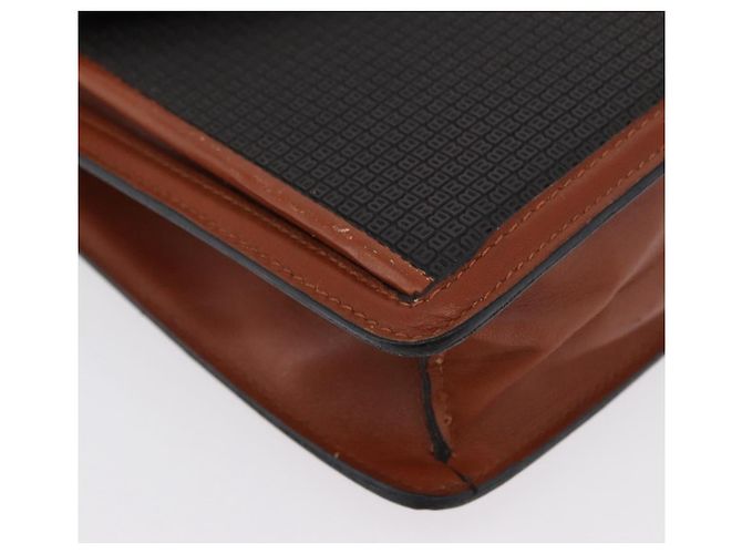 BALLY Borsa a Spalla PVC Tela Nera Oro Auth bs33655 Nero D'oro - vista 15