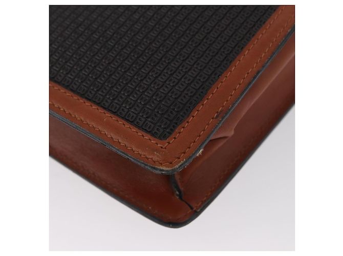 BALLY Borsa a Spalla PVC Tela Nera Oro Auth bs33655 Nero D'oro - vista 17