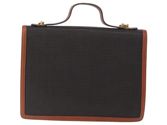 BALLY Borsa a Spalla PVC Tela Nera Oro Auth bs33655 Nero D'oro - vista 2