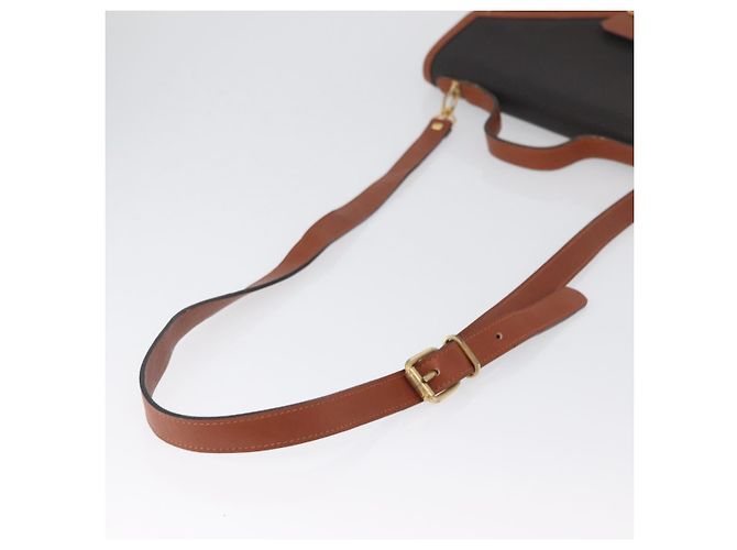 BALLY Borsa a Spalla PVC Tela Nera Oro Auth bs33655 Nero D'oro - vista 9