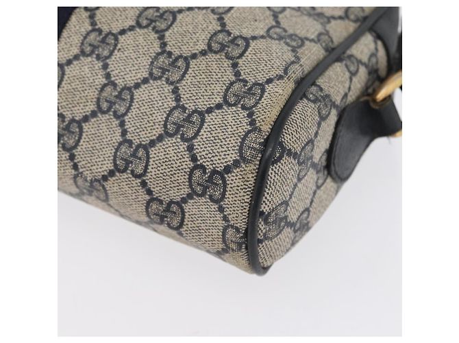 Borsa a Spalla Gucci GG Supreme Sherry Line PVC Blu Navy Oro 89 02 004 Auth ep13472 D'oro - vista 18