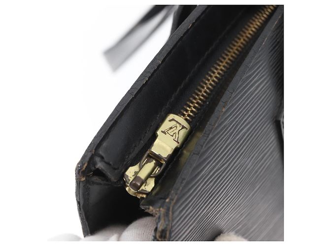LOUIS VUITTON Borsa da Shopping Epi Saint Jacques Nera M52262 LV Auth 172714 Nero - vista 10
