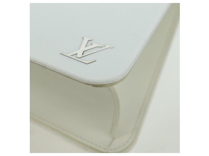 LOUIS VUITTON Borsa a mano in plastica bianca LV Auth 153794SAM Bianco - vista 14