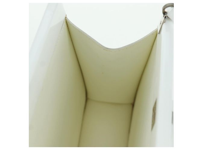 LOUIS VUITTON Borsa a mano in plastica bianca LV Auth 153794SAM Bianco - vista 20