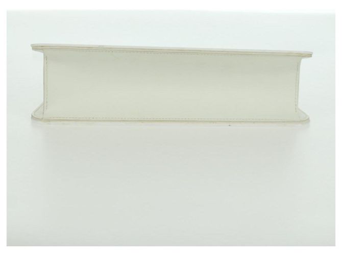 LOUIS VUITTON Borsa a mano in plastica bianca LV Auth 153794SAM Bianco - vista 5