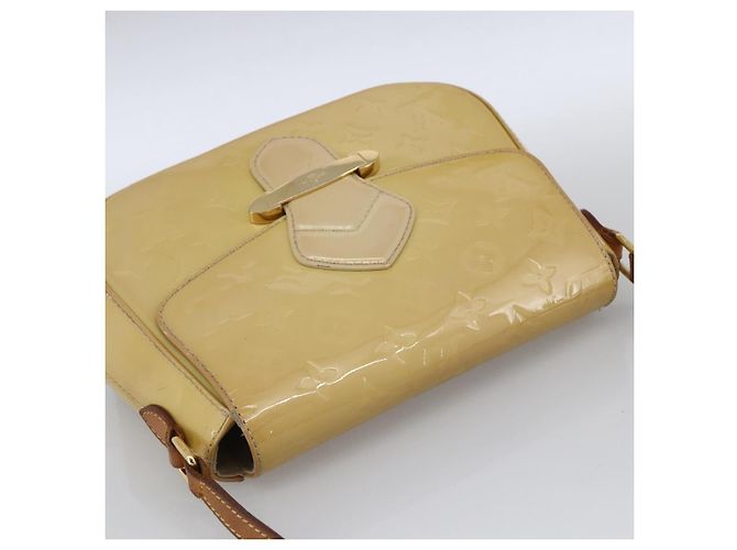 LOUIS VUITTON Borsa Bell Flower PM Monogram Vernis Broncorail M91703 Auth LNZ464 - vista 6