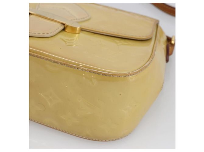 LOUIS VUITTON Borsa Bell Flower PM Monogram Vernis Broncorail M91703 Auth LNZ464 - vista 9