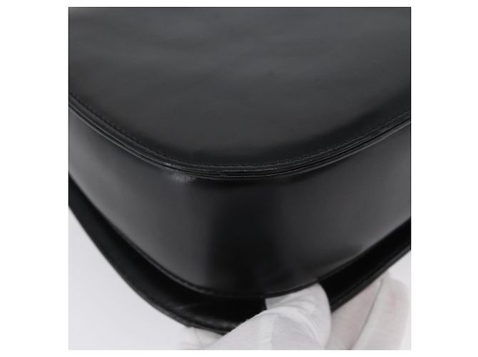 Borsa a mano in pelle nera e oro GUCCI Bamboo 000 1781 0633 Auth 173021 Nero D'oro - vista 15