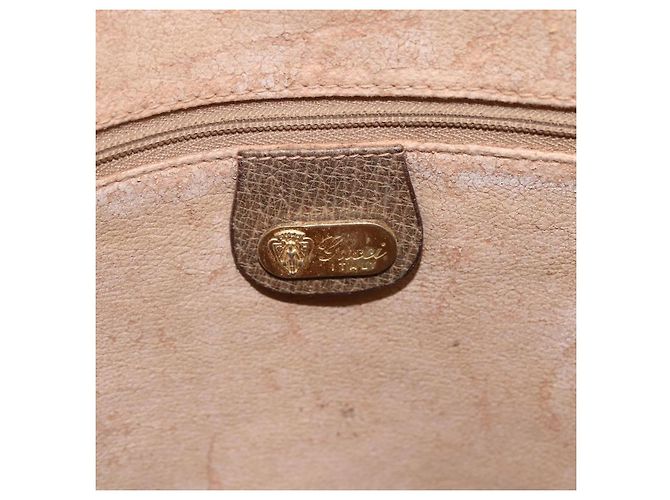 GUCCI GG Supreme Tote Bag PVC Beige Gold Auth ka2776 Golden - view 17
