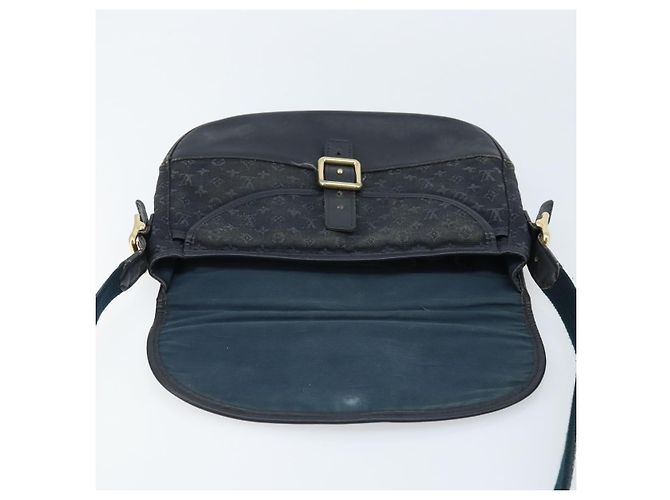LOUIS VUITTON Borsa a Spalla Monogram Mini Belanger Nera M92672 LV Auth 172756 Nero - vista 10