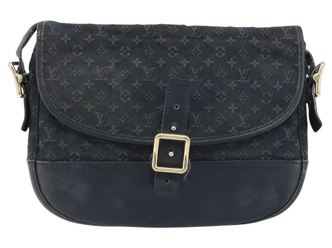 LOUIS VUITTON Borsa a Spalla Monogram Mini Belanger Nera M92672 LV Auth 172756 Nero - vista 13
