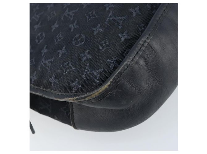 LOUIS VUITTON Borsa a Spalla Monogram Mini Belanger Nera M92672 LV Auth 172756 Nero - vista 16