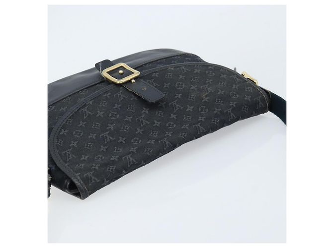 LOUIS VUITTON Borsa a Spalla Monogram Mini Belanger Nera M92672 LV Auth 172756 Nero - vista 6