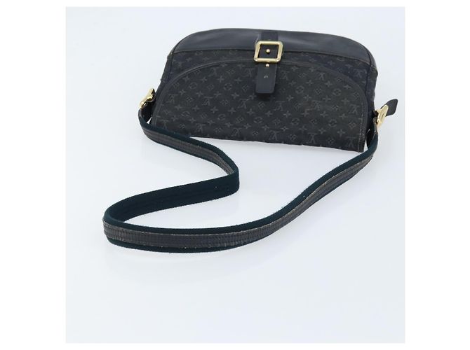 LOUIS VUITTON Borsa a Spalla Monogram Mini Belanger Nera M92672 LV Auth 172756 Nero - vista 7