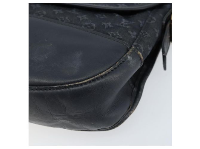 LOUIS VUITTON Borsa a Spalla Monogram Mini Belanger Nera M92672 LV Auth 172756 Nero - vista 9